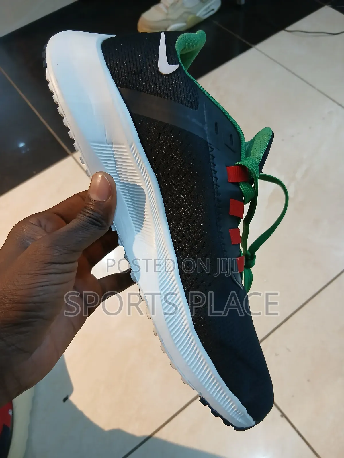 Kenya Black Sports Shoes for Running and Gym