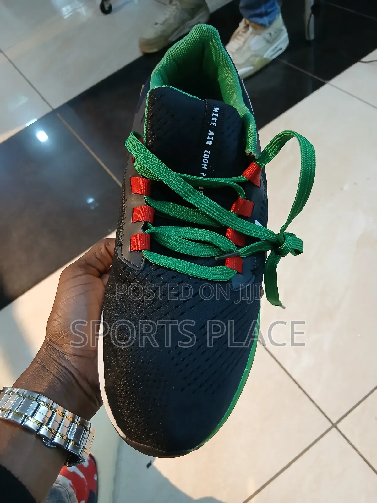 Kenya Black Sports Shoes for Running and Gym