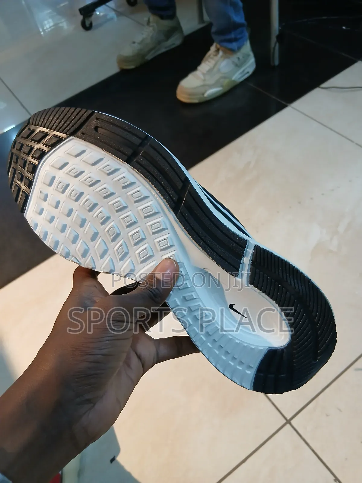 Kenya Black Sports Shoes for Running and Gym
