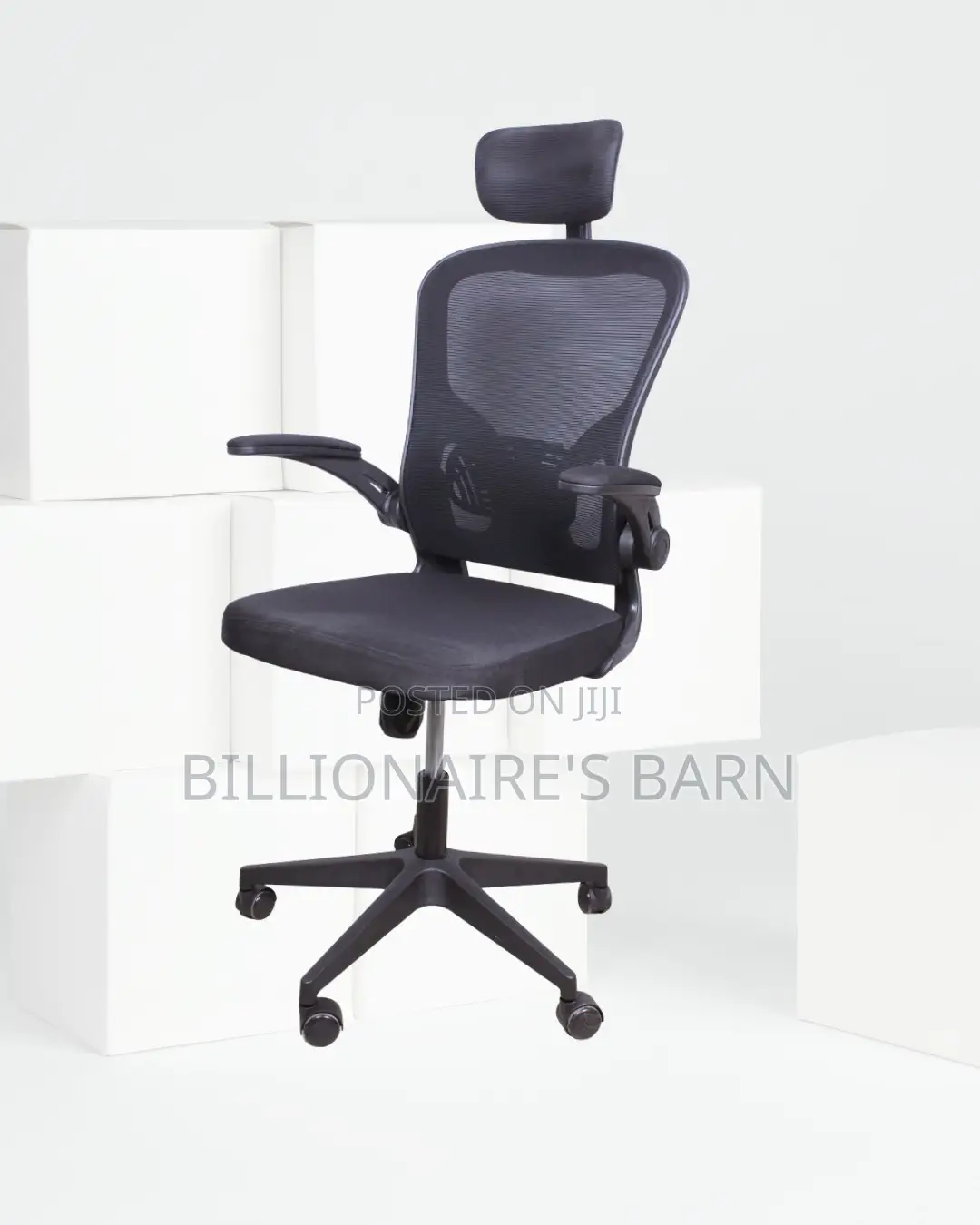Grey Ergonomic Office Chair | Pro-Grade Steel Frame