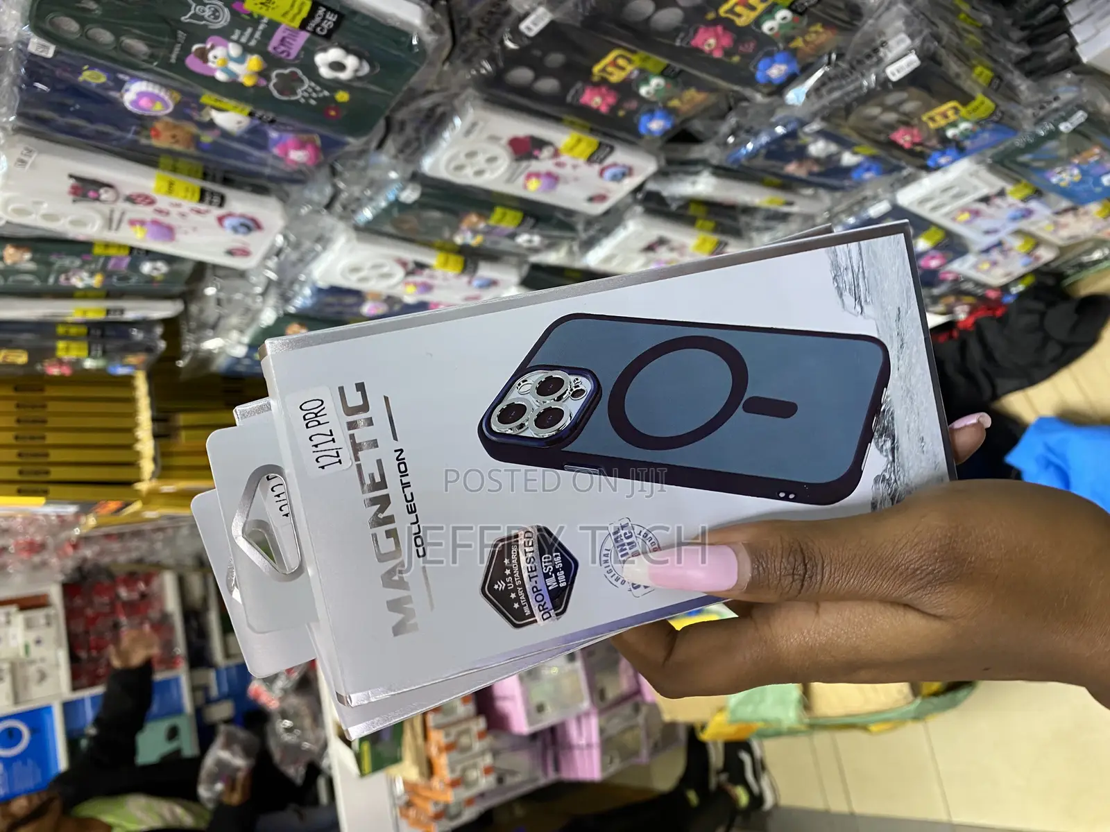 Mgnaooi Magnetic Case for iPhone 12 Pro /12 Translucent Matte