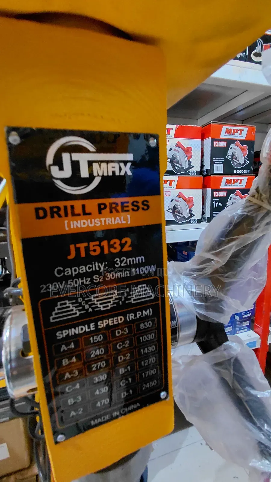 Jtmax 32mm Heavy Duty Drill Press Machine.