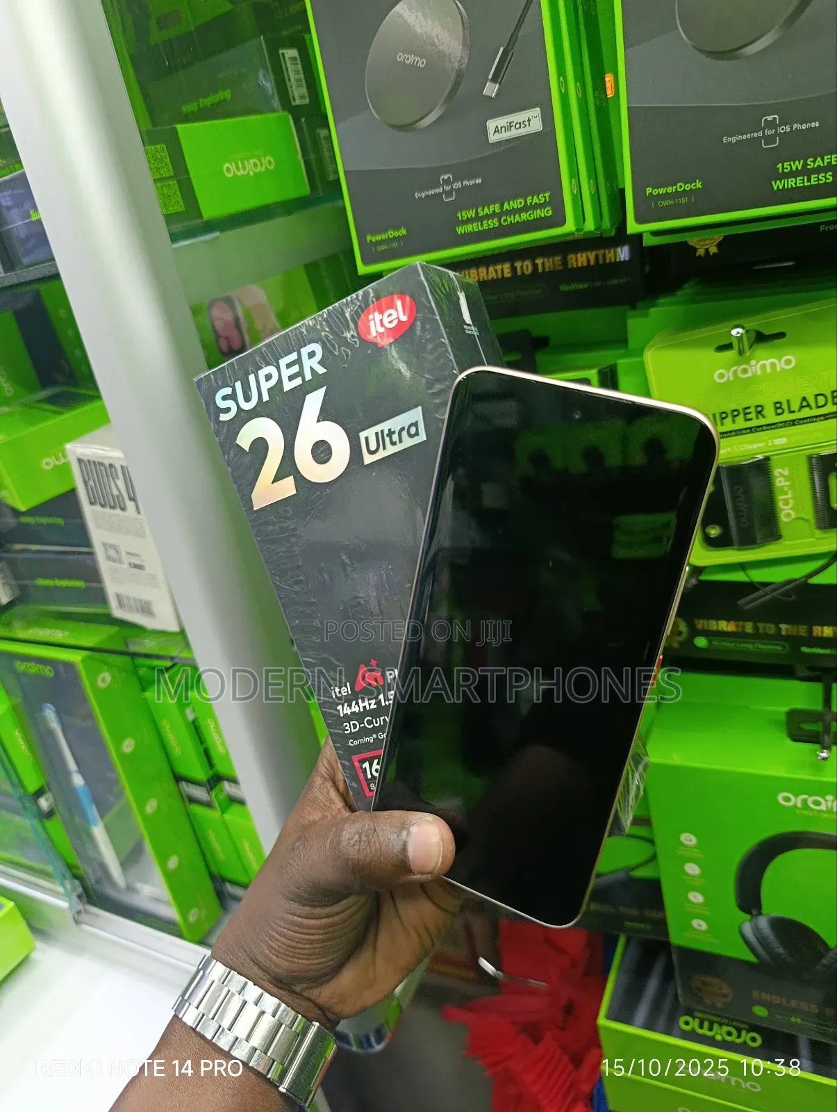 New Itel S26 Ultra 256 GB Gold