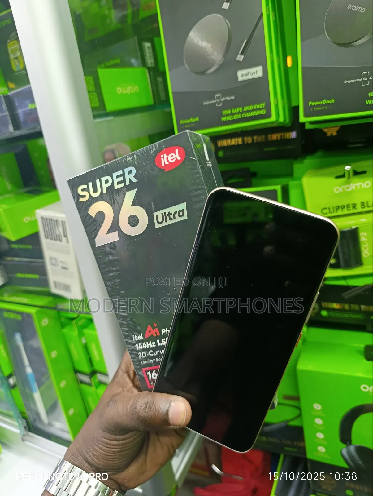 New Itel S26 Ultra 256 GB Gold