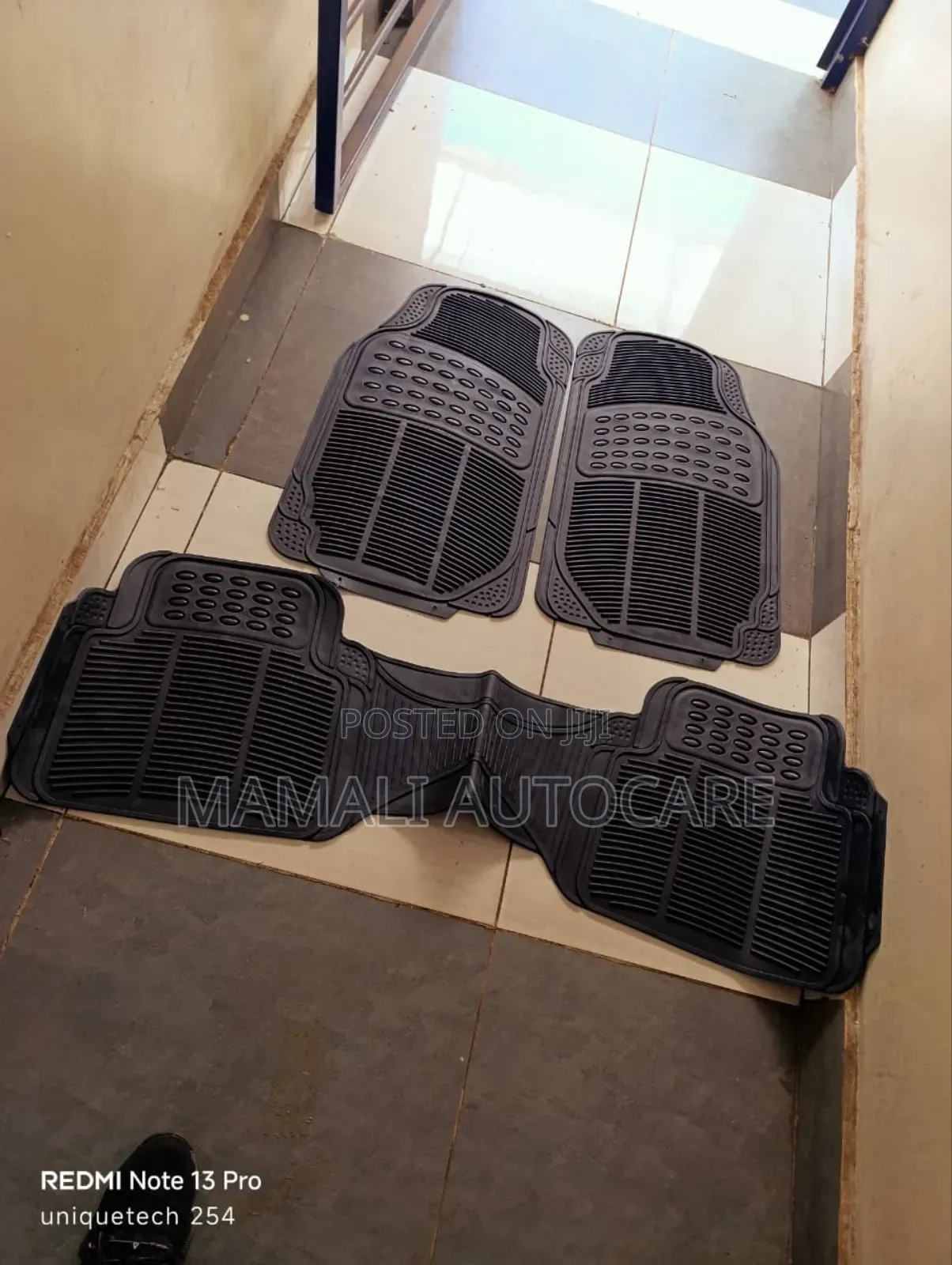 3pcs Universal Conjoined Floor Mats for Cars