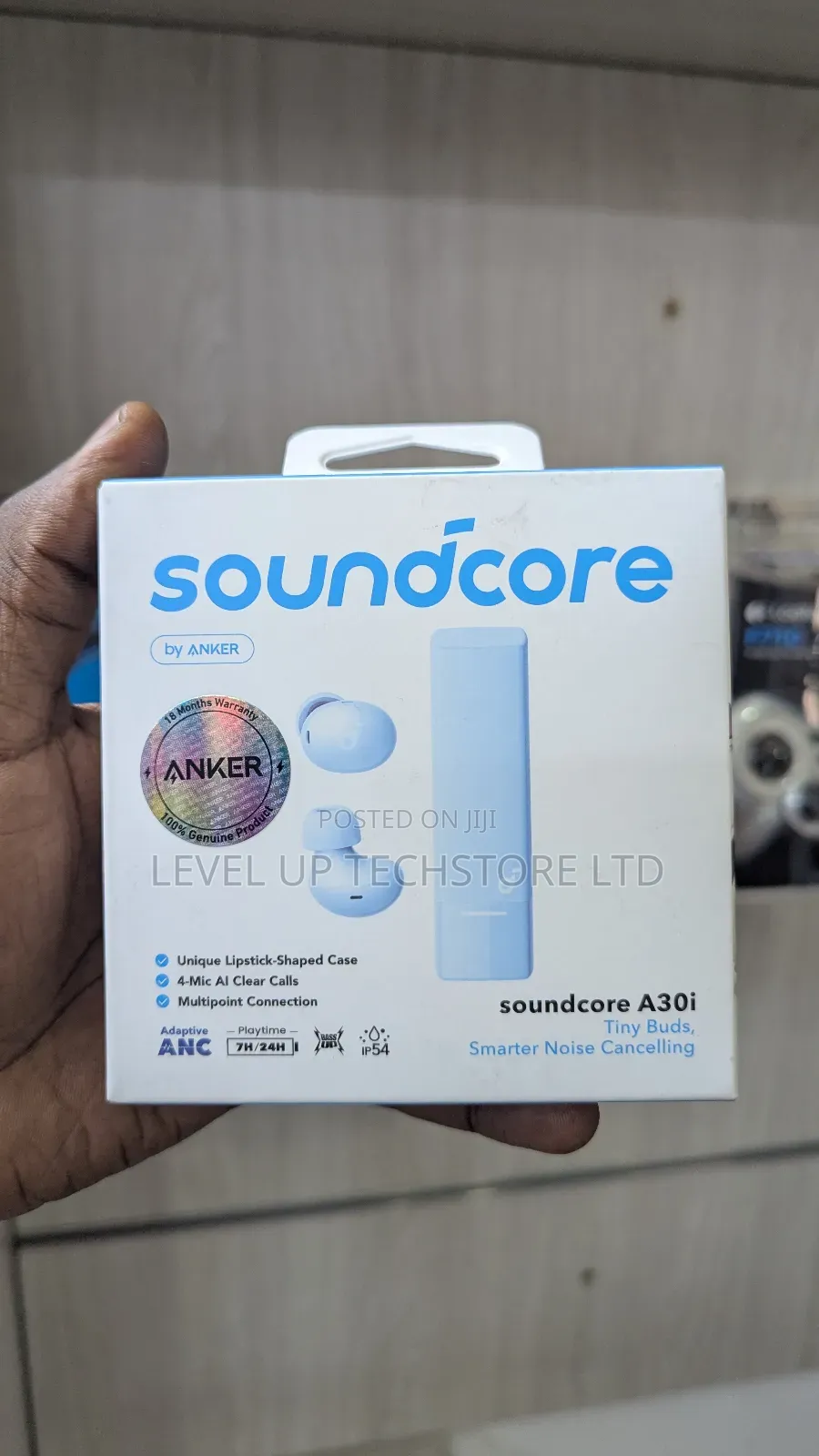 Anker Soundcore A30i Noise Cancelling Earbuds – A3958h31 – Blue