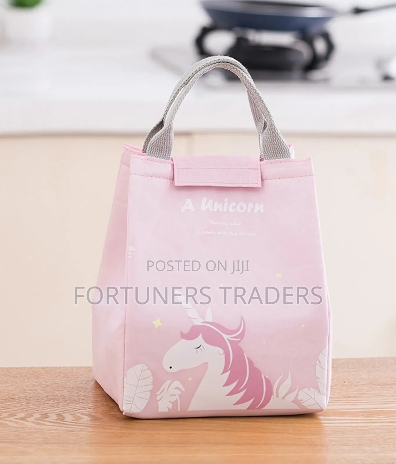 Cartoon Themed Insulated Lunch Bag