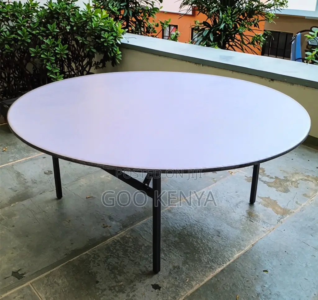 Home Outdoor Table; 1.8m Industrial Style MDF Folding Outdoor Table