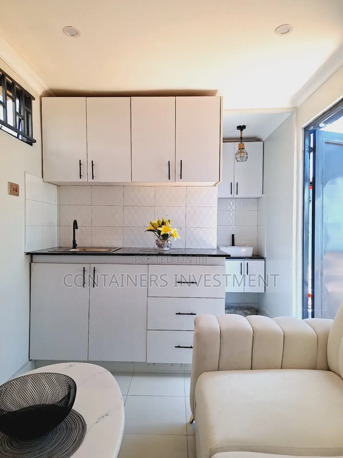 20ft Container Air Bnb Unit- Tastefully Put Together And Cladded.