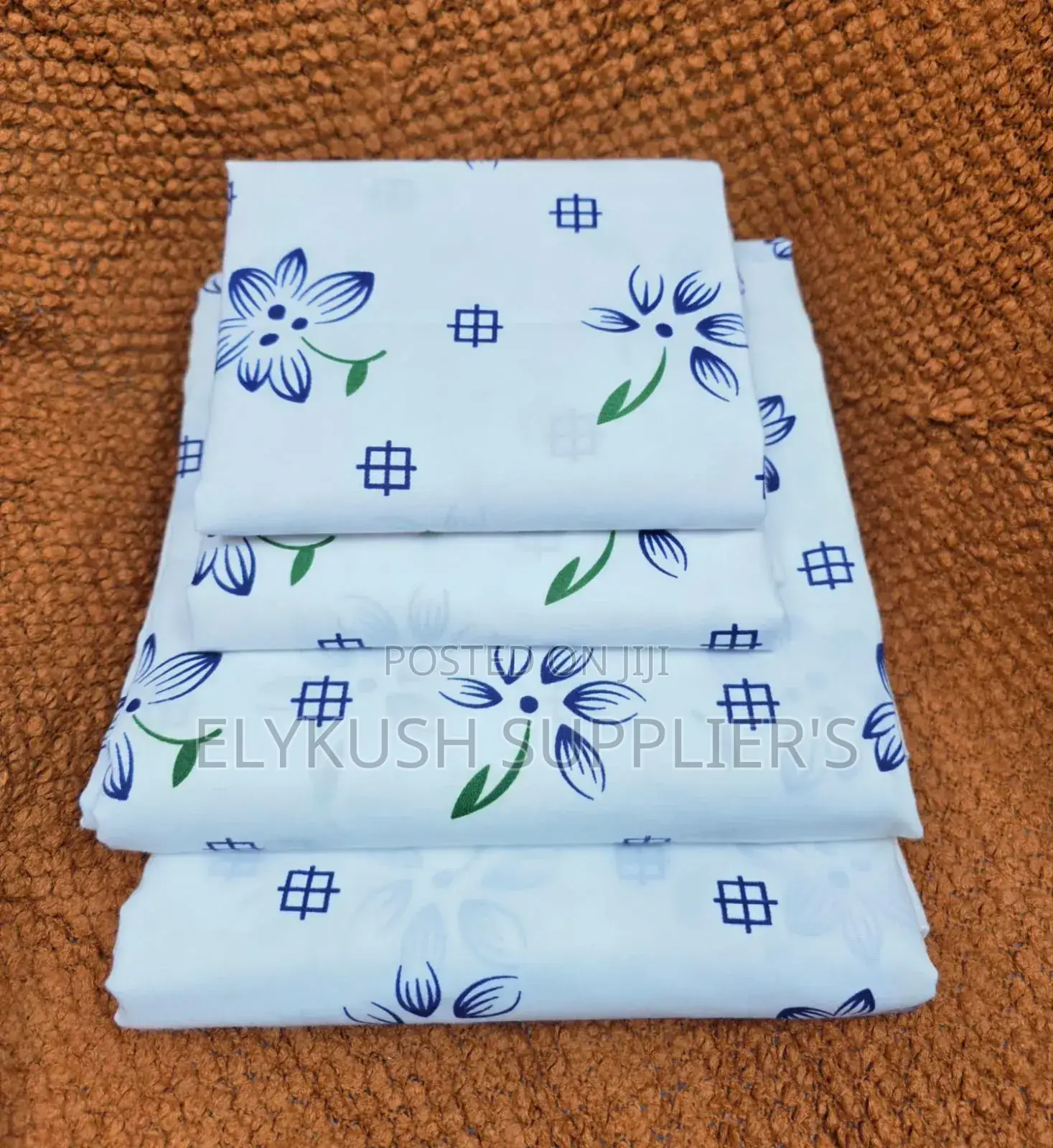 * (4pcs) Both Printed Cotton Bedsheets*
Size; 4*6/5*6/6*6