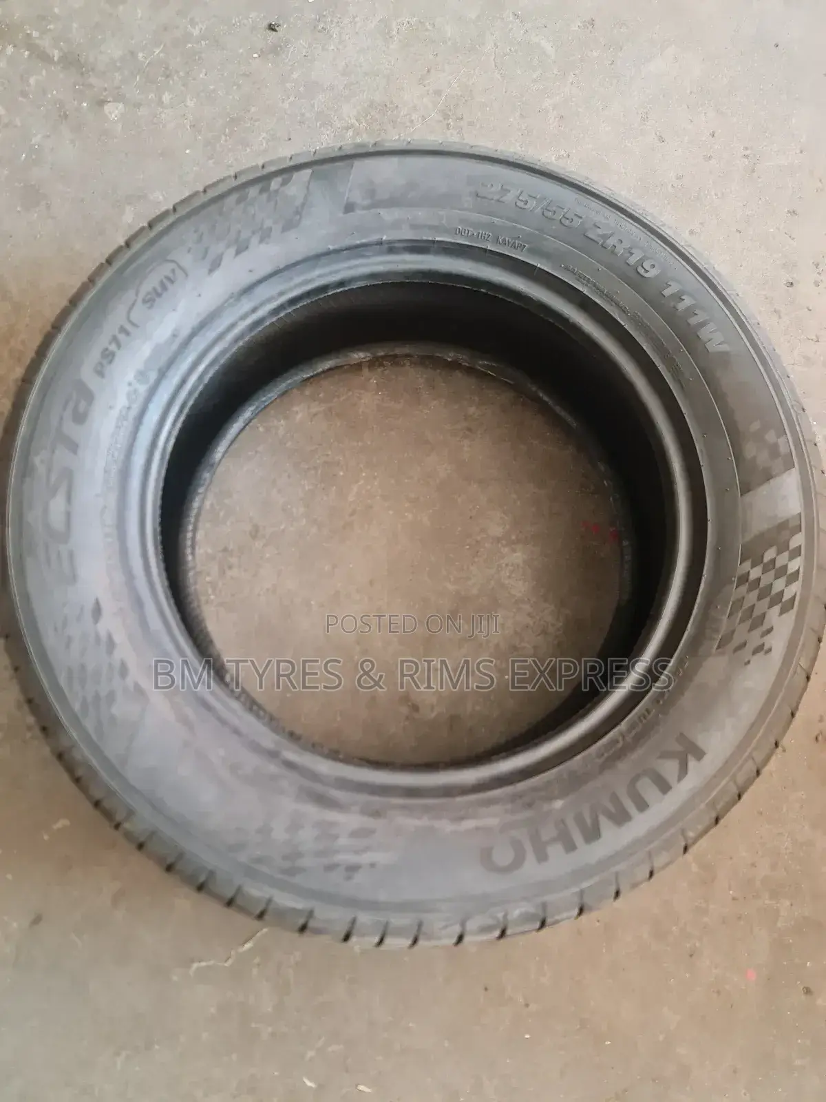 275 /55 R19 Khumo Tyres (Highway Terrrain) Korea