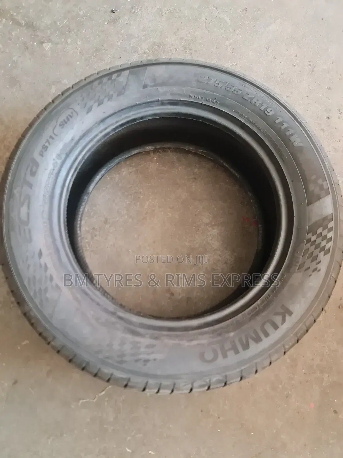 275 /55 R19 Khumo Tyres (Highway Terrrain) Korea