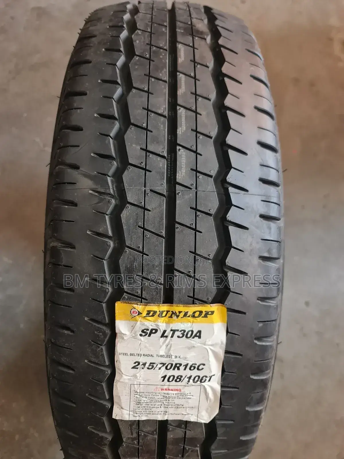 215 /70 R16 Dunlop Tyres (Commercial)