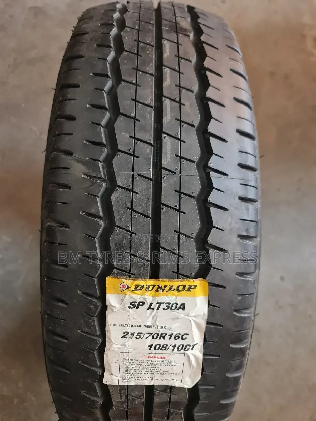 215 /70 R16 Dunlop Tyres (Commercial)