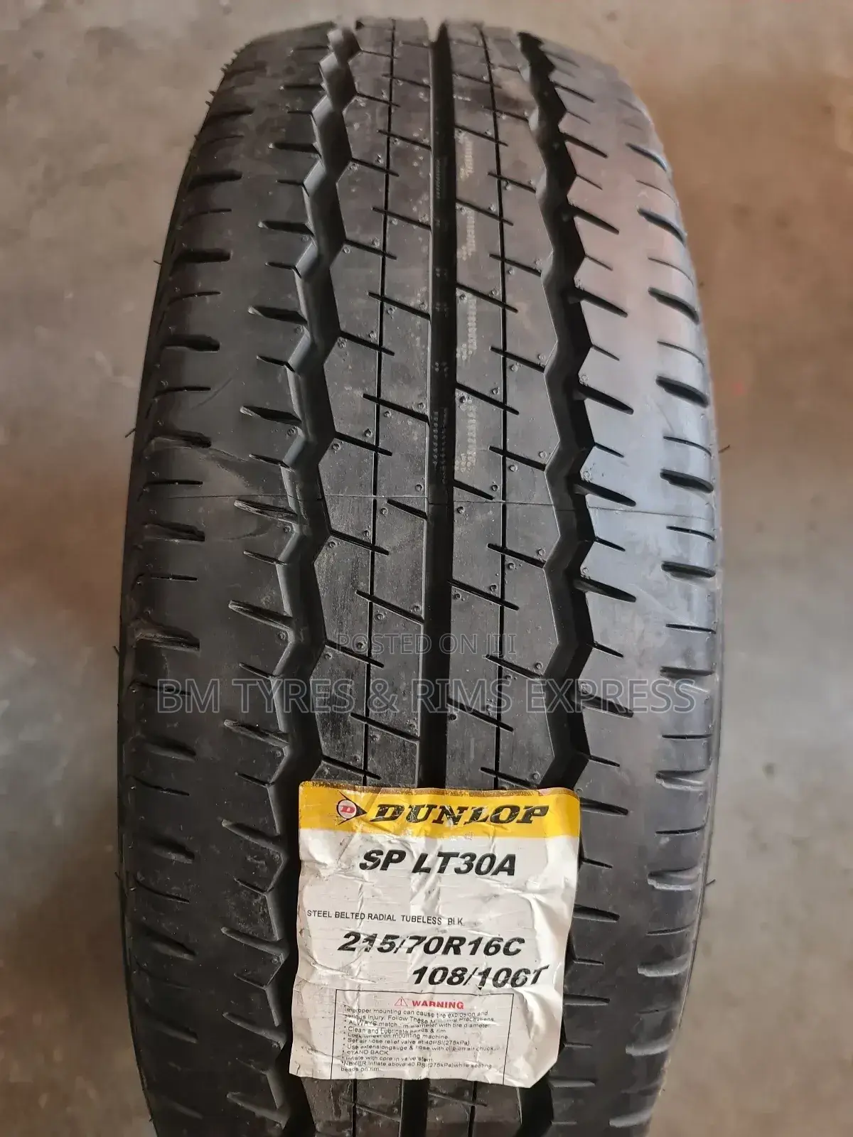 215 /70 R16 Dunlop Tyres (Commercial)