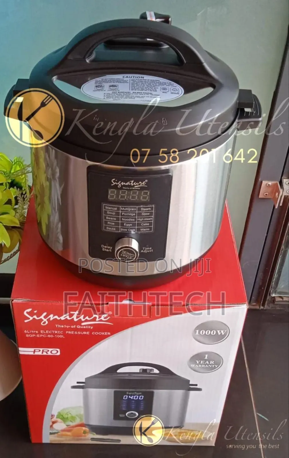 Signature 6litres Electric Pressure Cooker