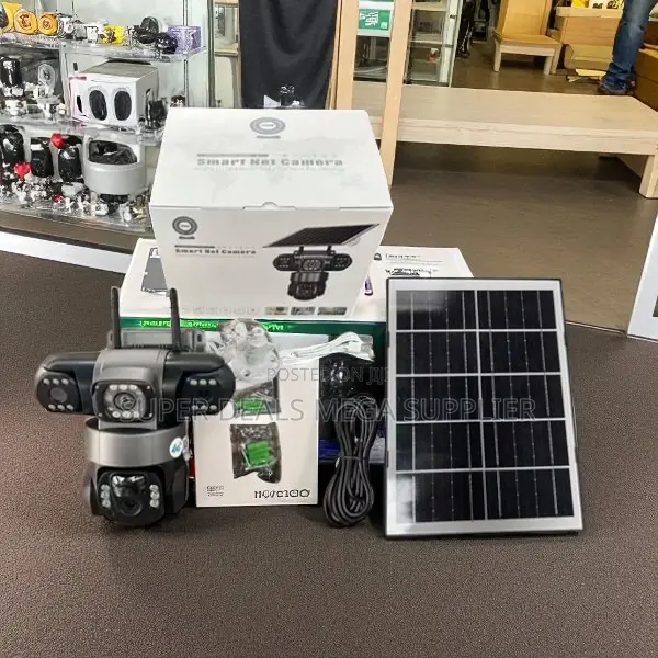 V380 Pro 4g PTZ Outdoor Solar Camera With Full Color Night Vision