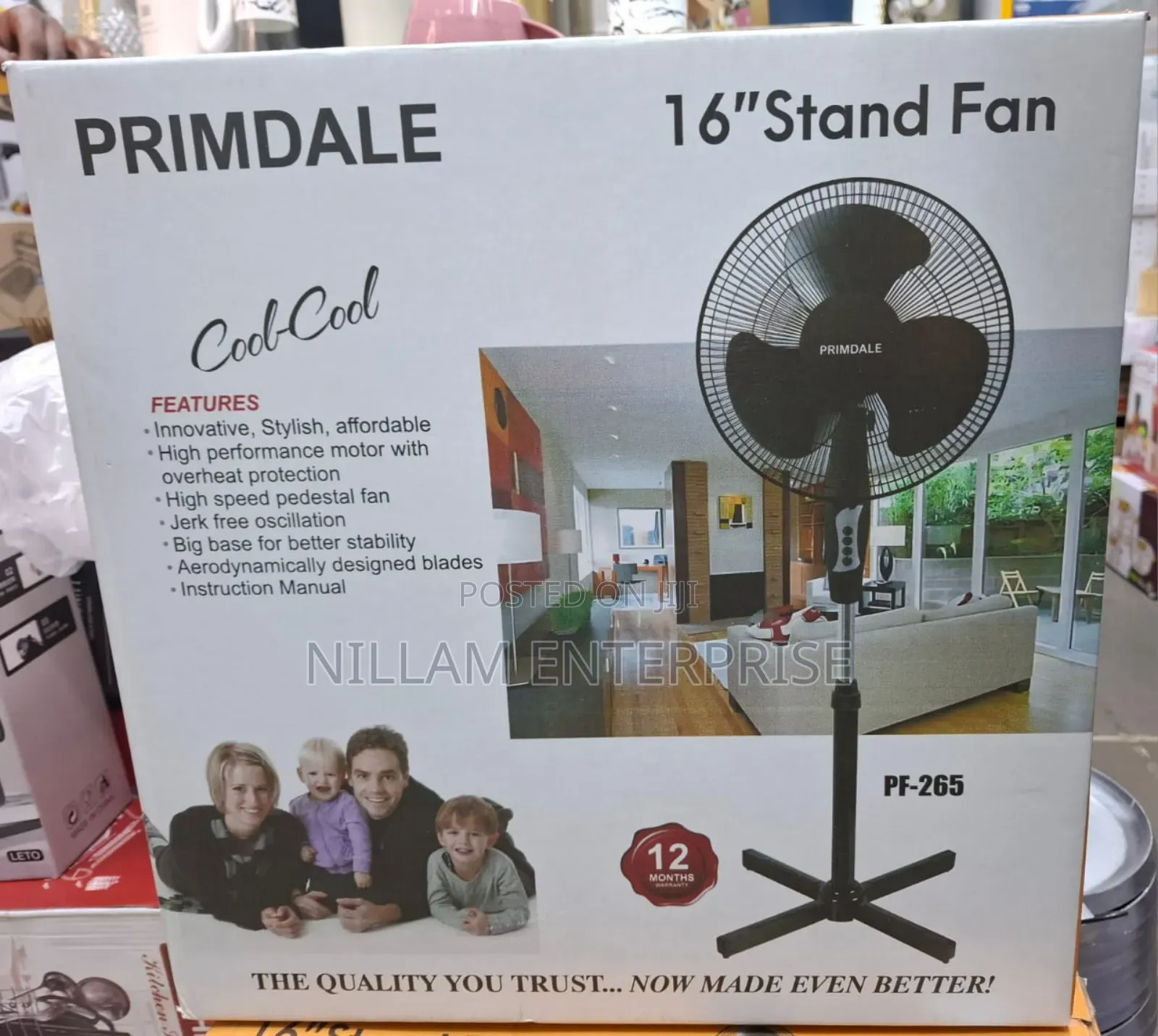 Primdale 16" Stand Fan