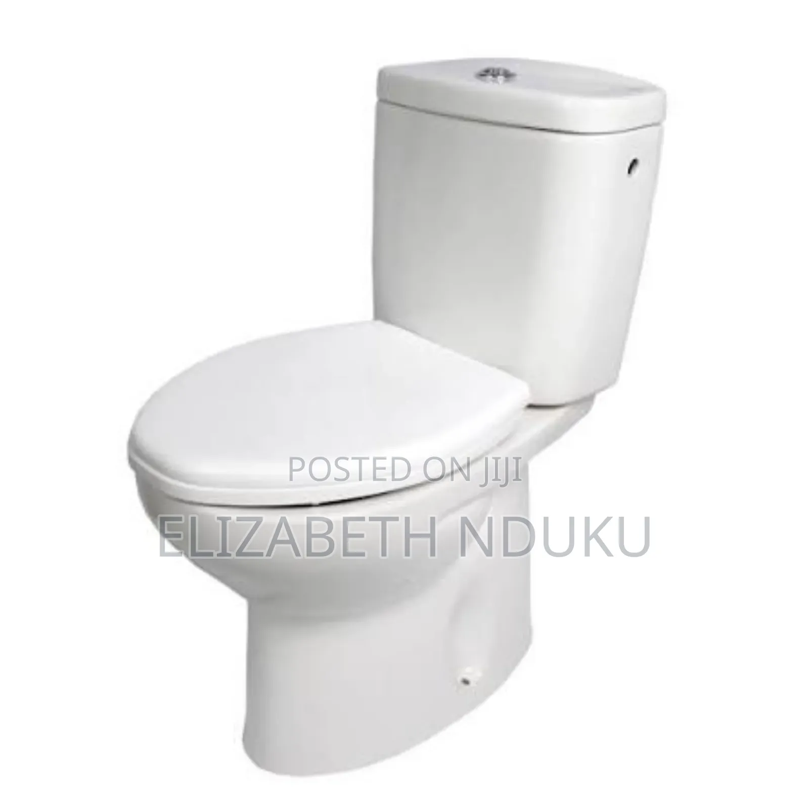 Comfortable White Close Couple Toilet Seat