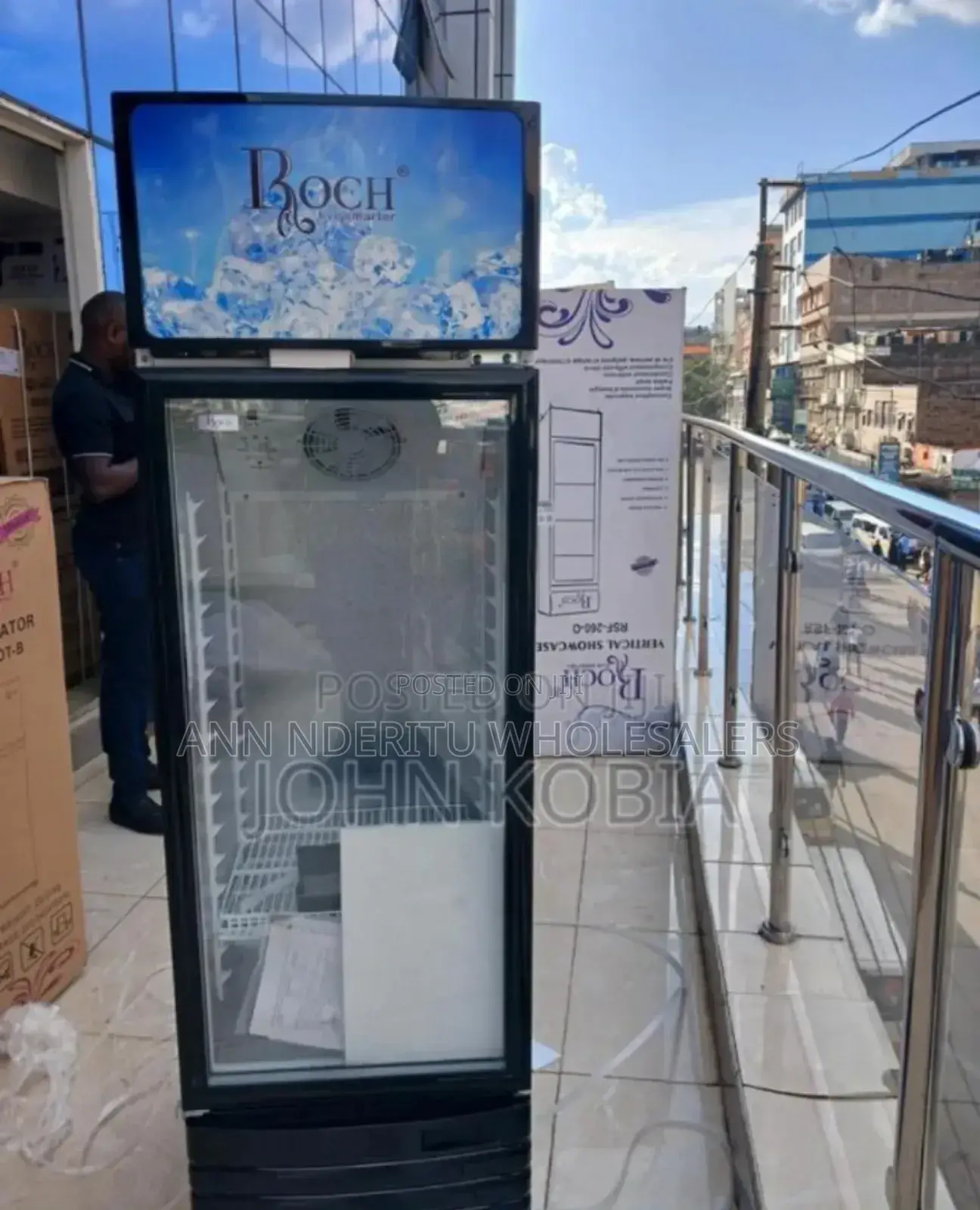 With 10year Warranty - Roch 279l Display Fridge