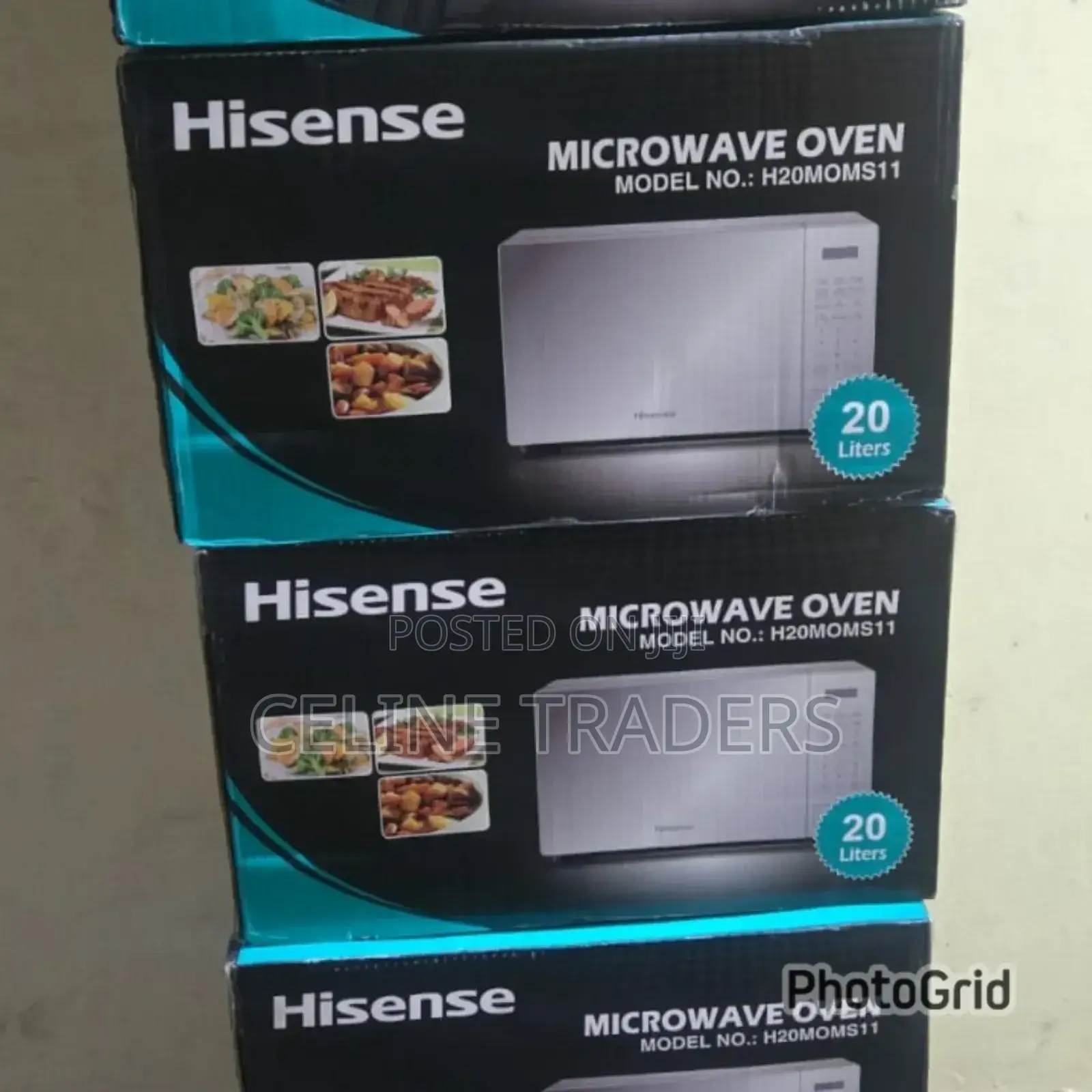 Hisense H20moms11 20l Microwave Oven-Silver