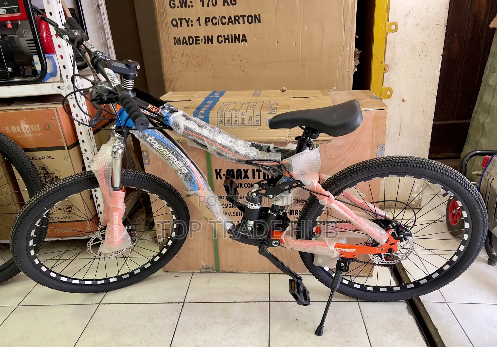 Top Rider 24 Inch Mountain Bike (Front And Rear Suspension)