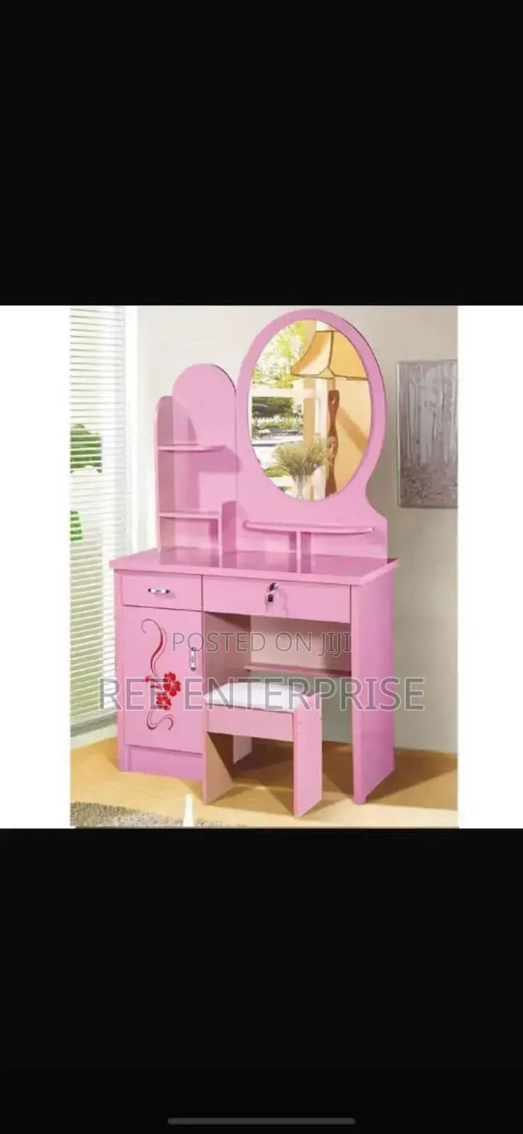 Brand New Pink Executive Dressing Table