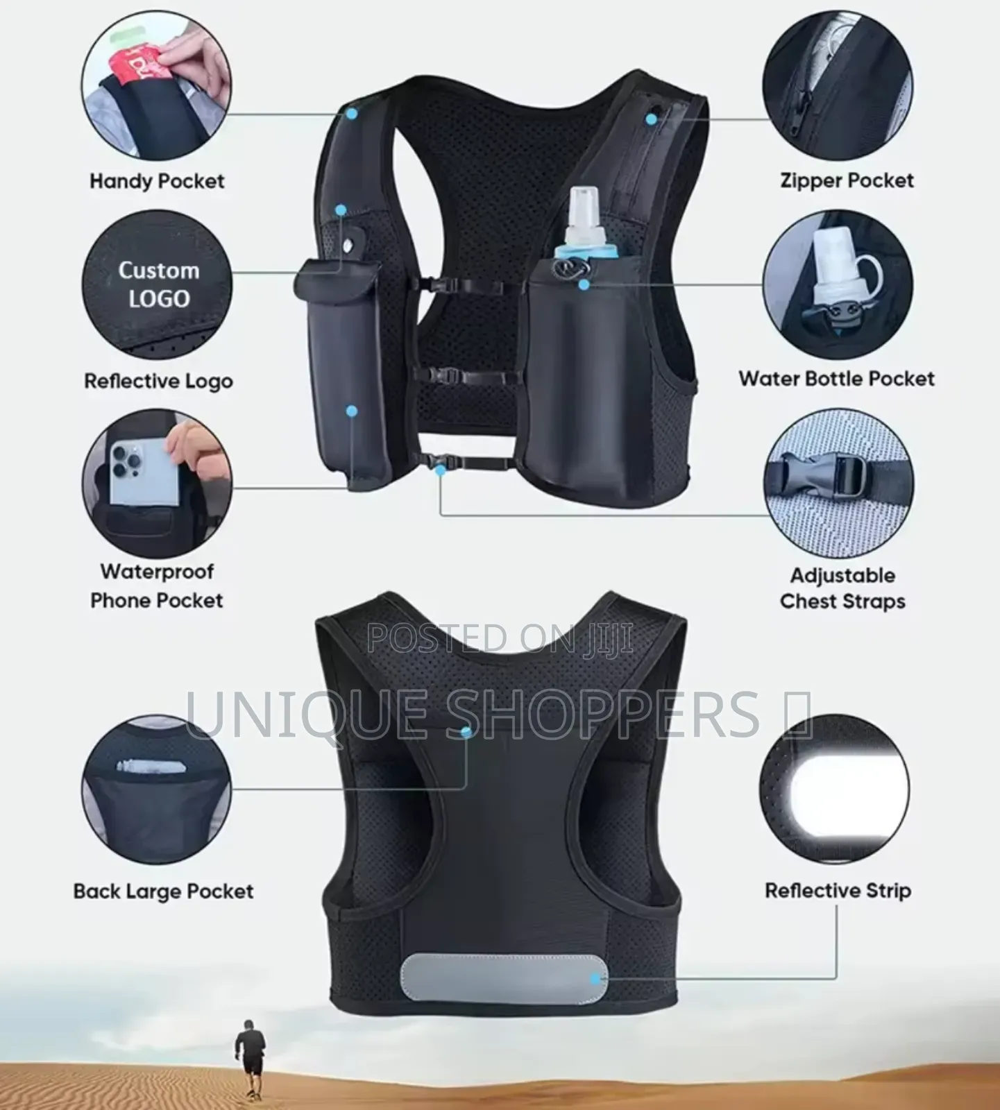 Running Vest With Water Bladder