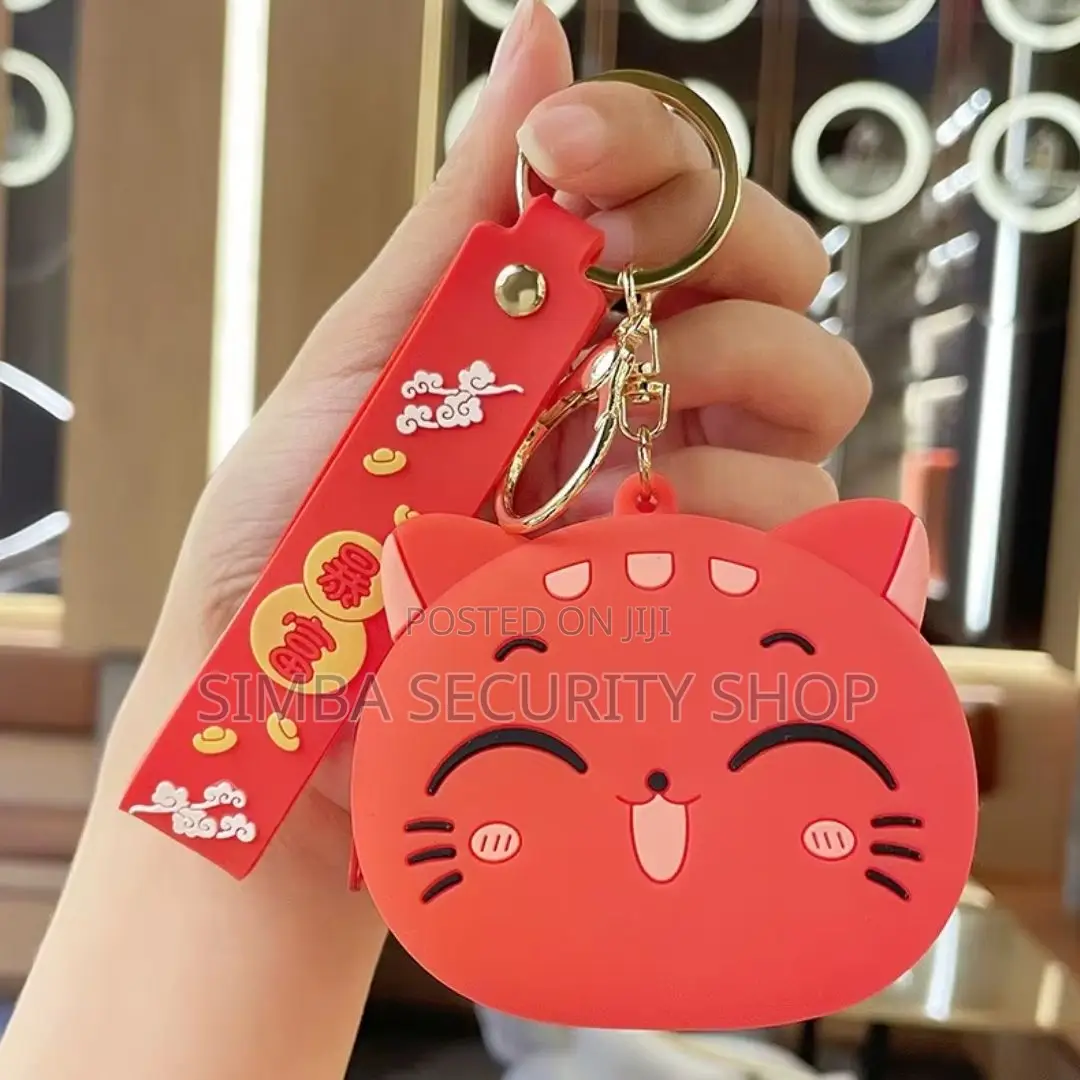 2-in-1 Coin Holder Purse Hidden Key Holder Ring Chain Women Gift Girls