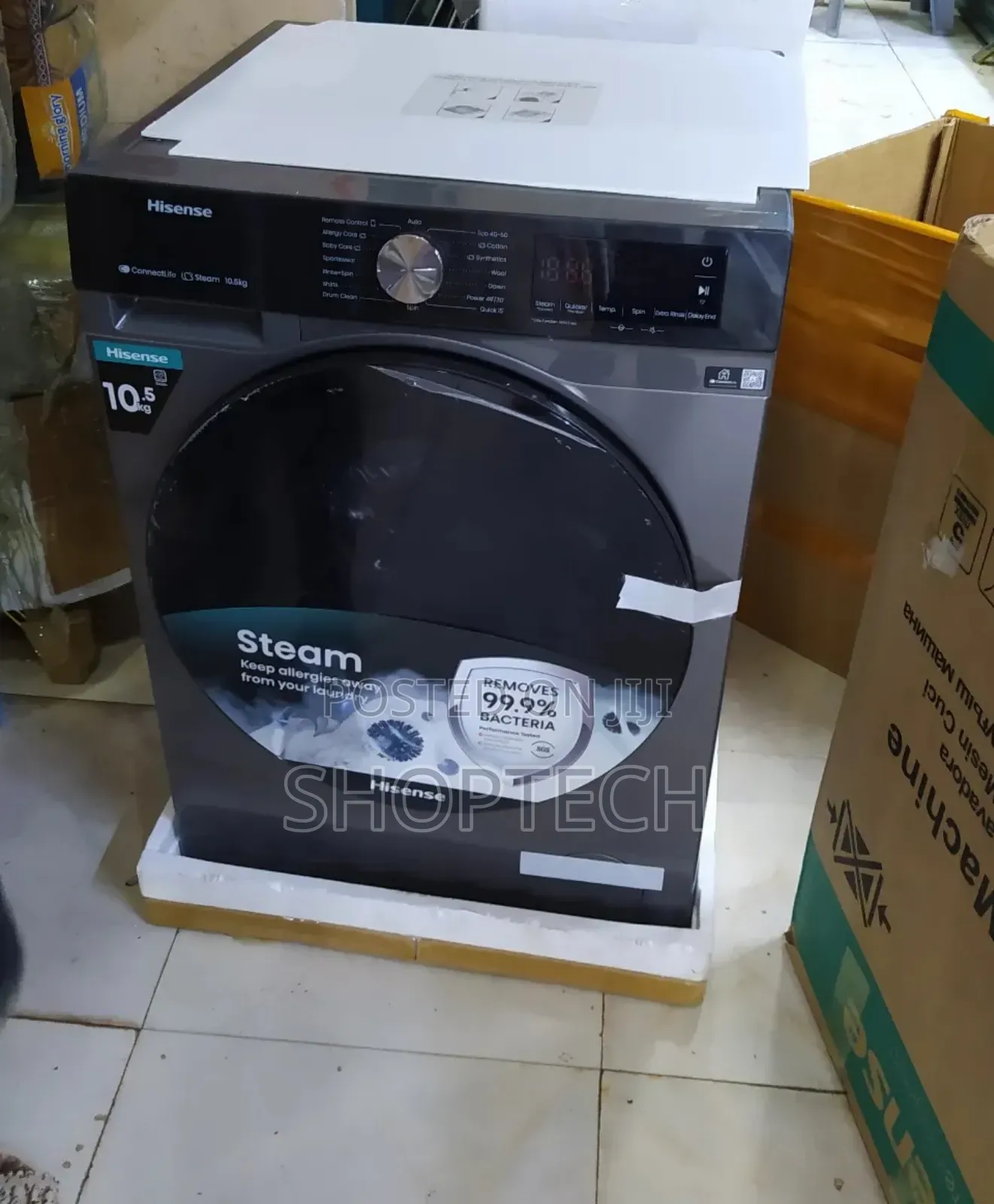 Hisense 10kgs Wash And Spin Front Load
