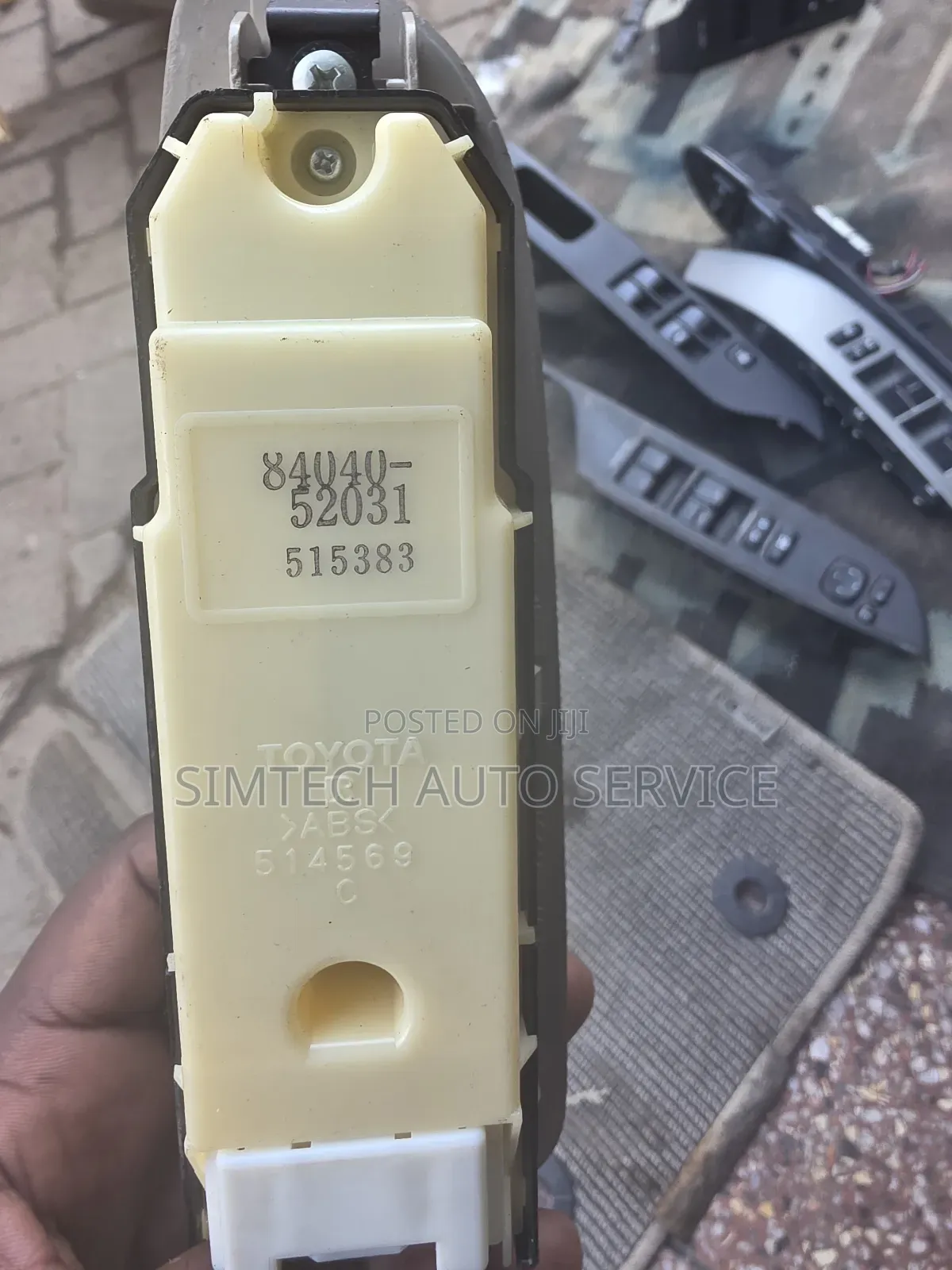 Toyota Sienta Main Window Switch