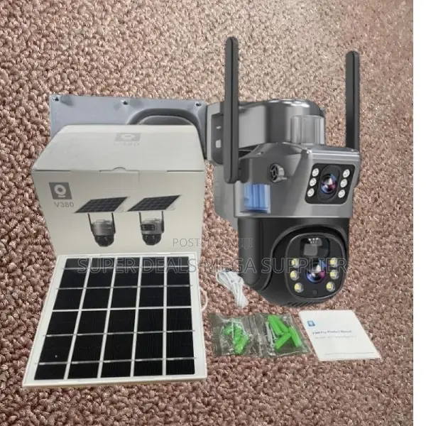 4g PTZ Solar Camera Outdoor Dual Lens Ai Detect With Color Vision