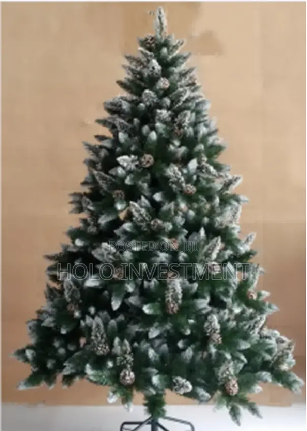 180cm 928tips ,Green PVC Christmas Tree With White Glitter