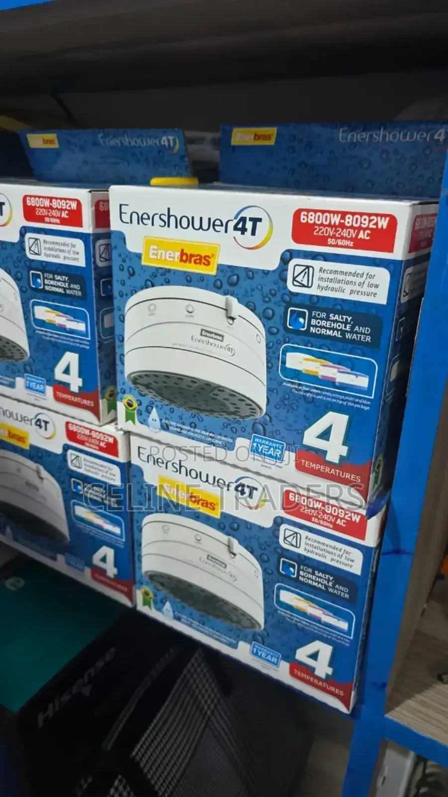 Enershower Shower Head 4t