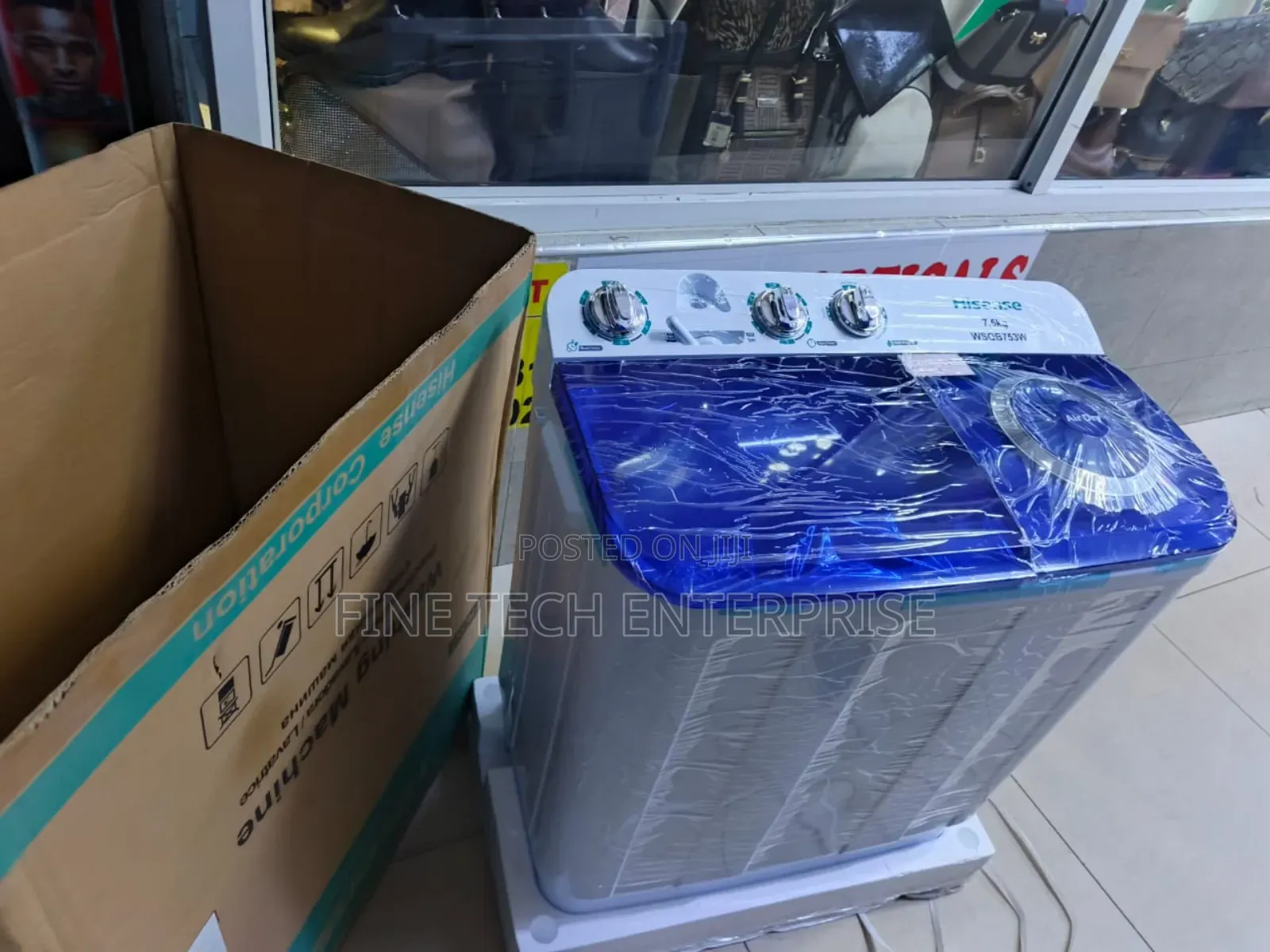Hisense 7.5kgs Washing Machine (Twin Tub, Top Load)