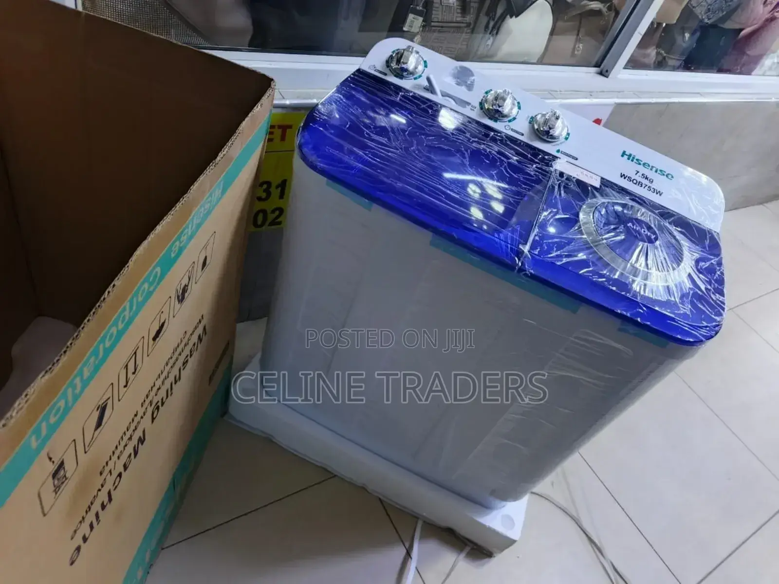 7.5kgs Twin Tub Top Load Hisense Washing Machine