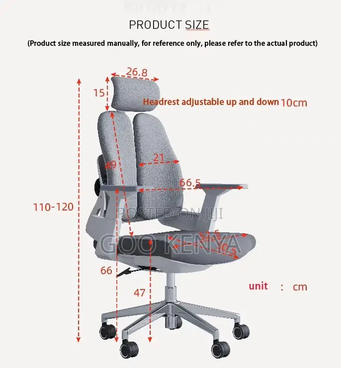 Office Chair; Premium Executive Office Chair With High Comfort Design