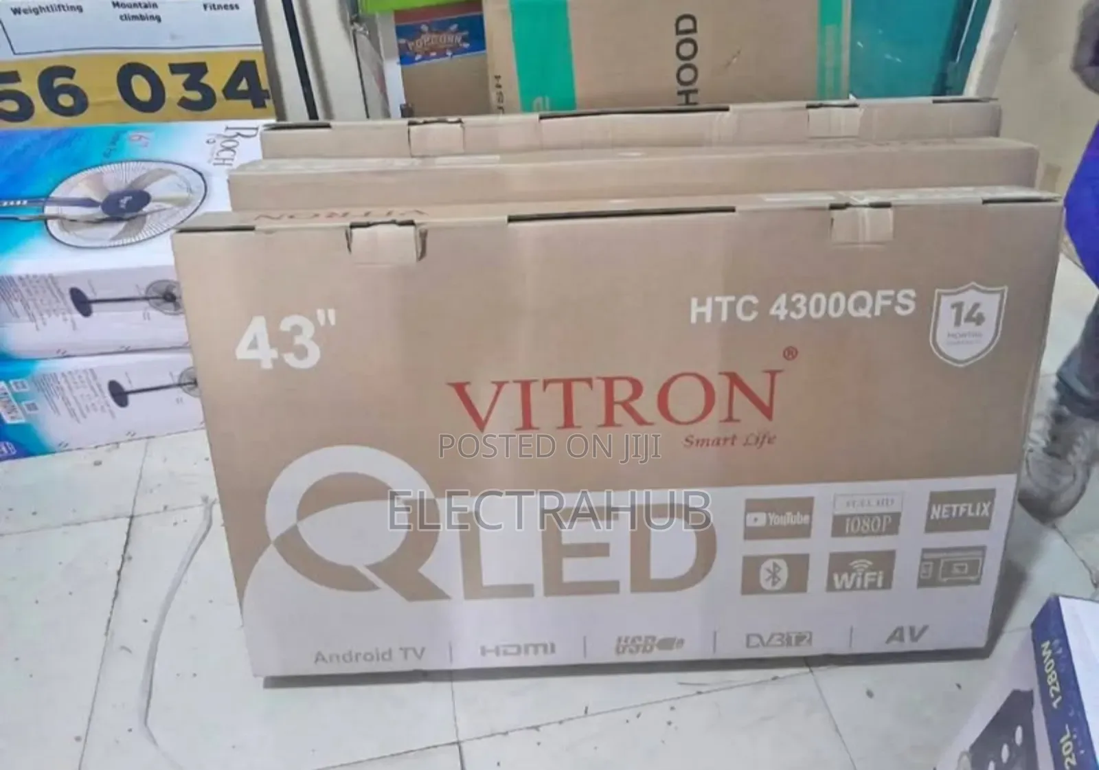 Vitron 43 Inch Qled Tv Brand New Sealed