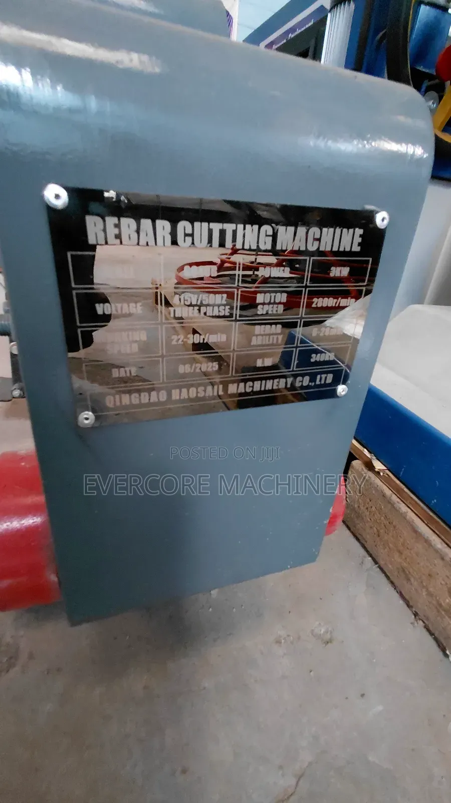 Heavy Duty Bar Cutting Machine 3kw Highspeed.