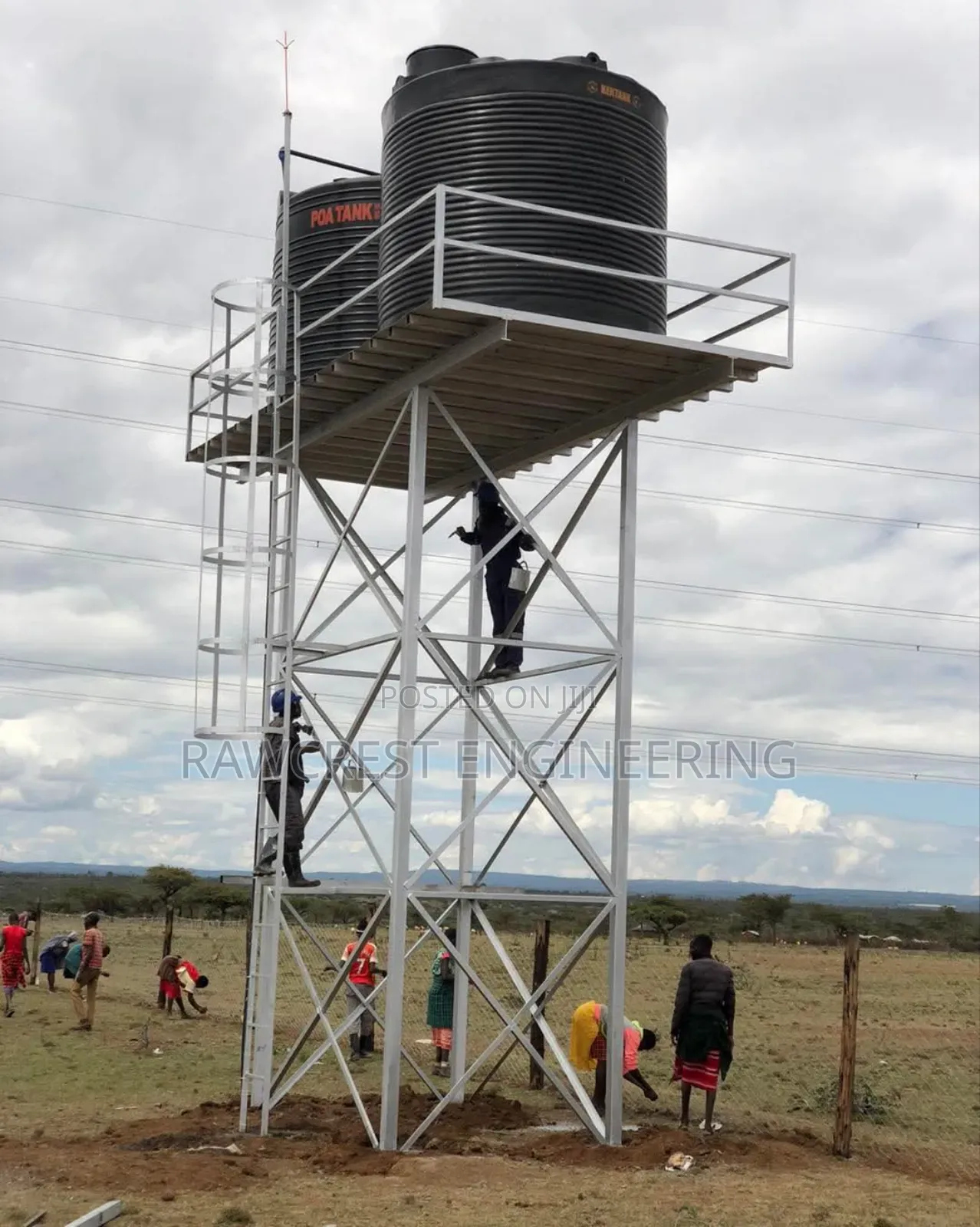 Steel Water Tank Installation And Fabrication