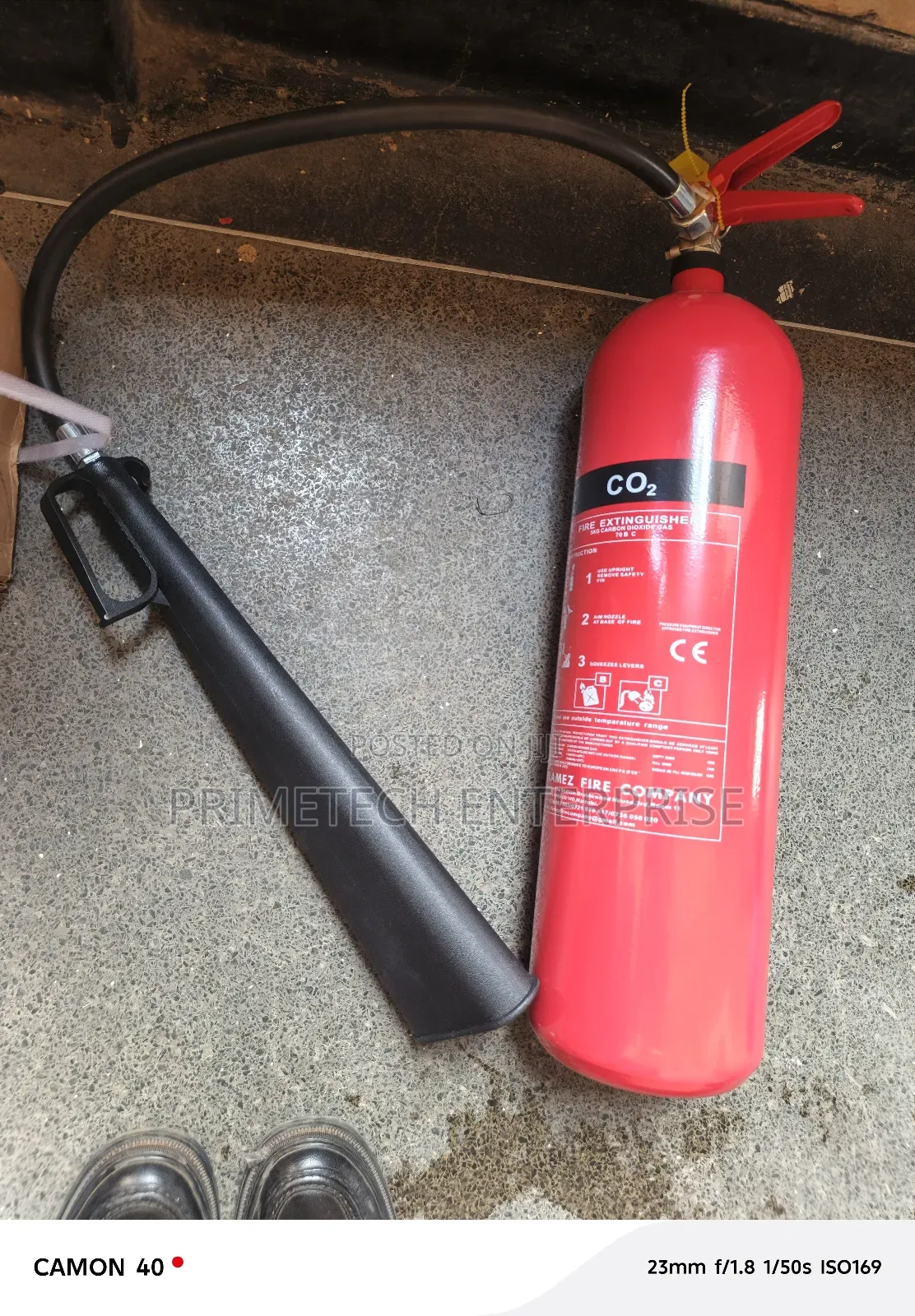 5kg Fire Extinguisher Co2-primetech