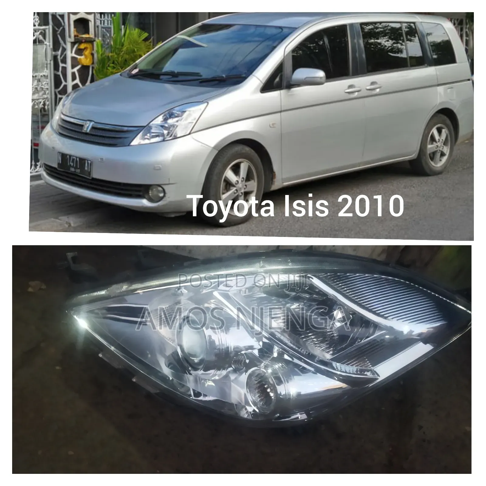 Toyota Isis 2007-2013 Headlight