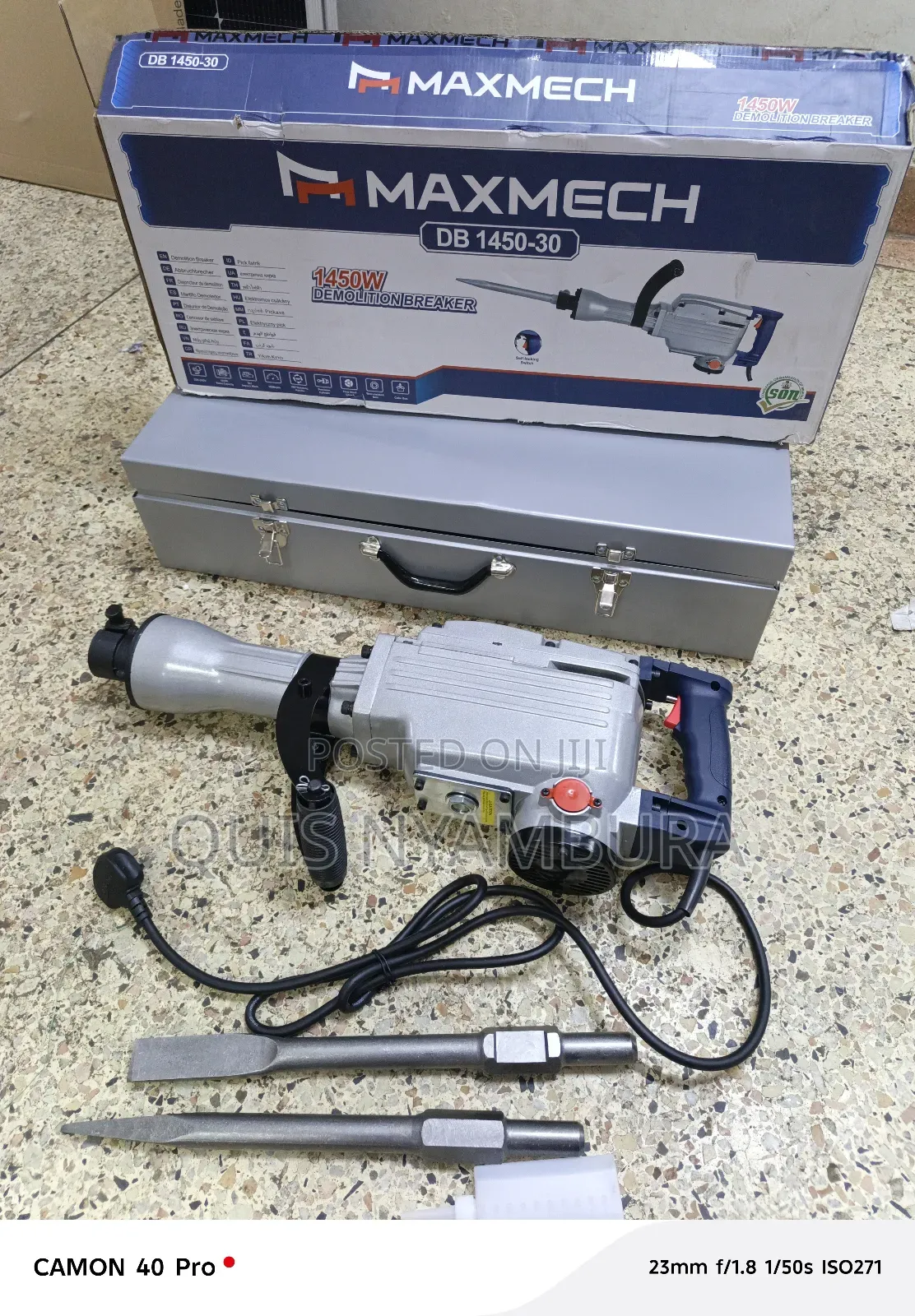 Electric Demolition Hammer/ Maxmech Jack Demolisher Breaker