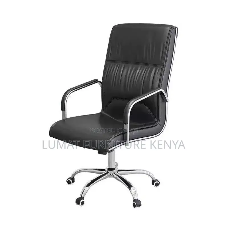 Executive Leather Office Swivel Seat