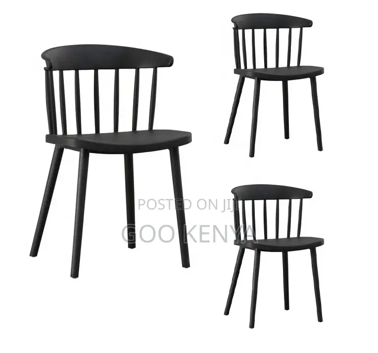 Outdoor Chair; Heavy-Duty Outdoor Plastic Chair With Stripes for Event
