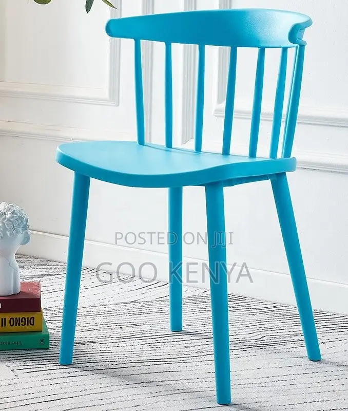 Outdoor Chair; Heavy-Duty Outdoor Plastic Chair With Stripes for Event