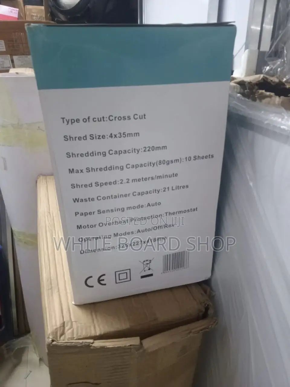 10-Sheet Cross-Cut Paper Shredder