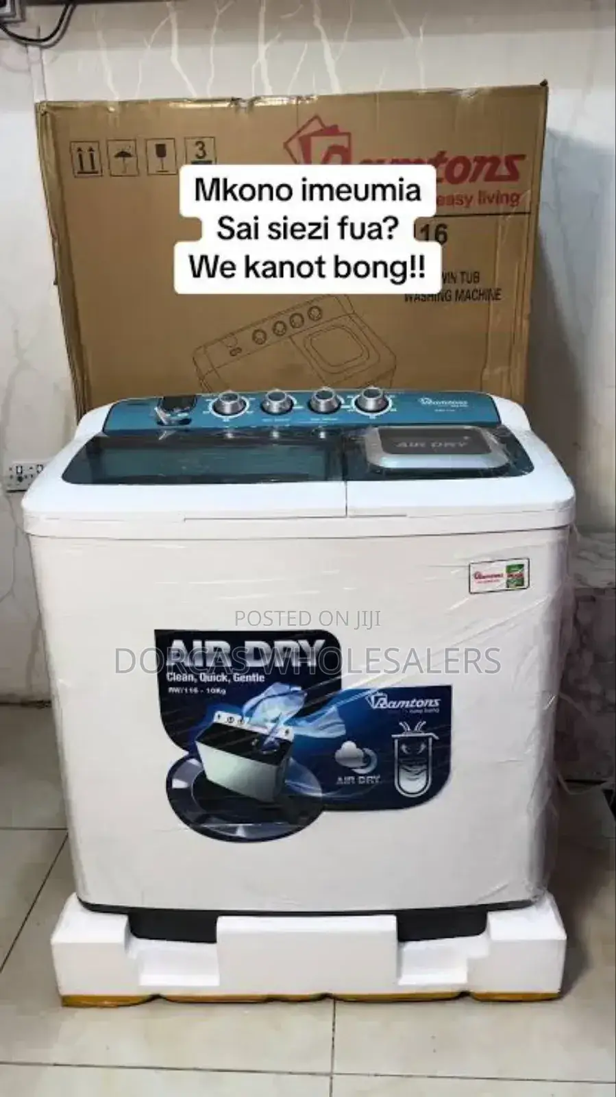 Model Rw 116 - Ramtons 10kgs Washing Machine