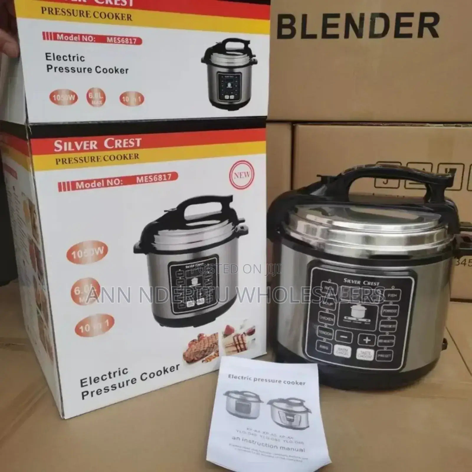 Insta Cooker- Syinix 6litres Pressure Cooker