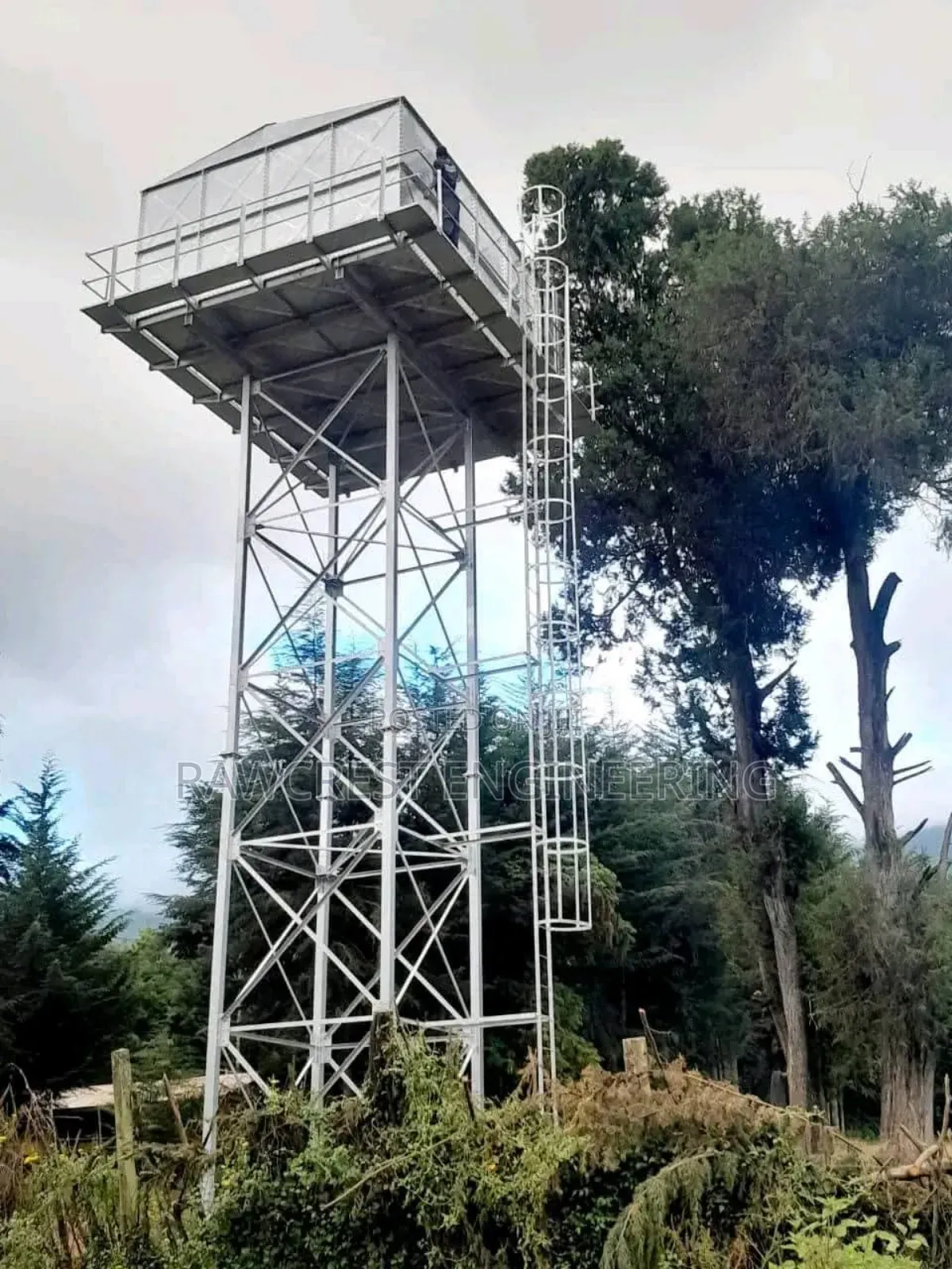 Steel Water Tank Platform Fabrication
